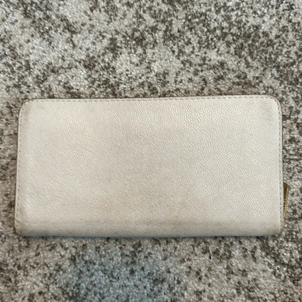 Michael Kors Cream Hamilton Wallet